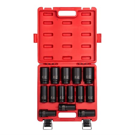 Sunex 14 Pc. 3/4" Drive Deep SAE Impact Socket Set 4638